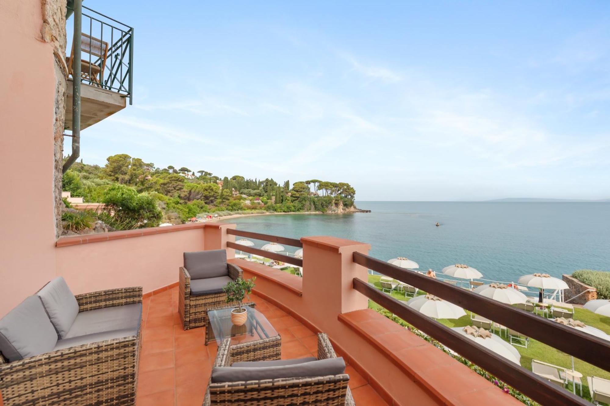 Hotel Villa Domizia Порто-Санто-Стефано Екстер'єр фото