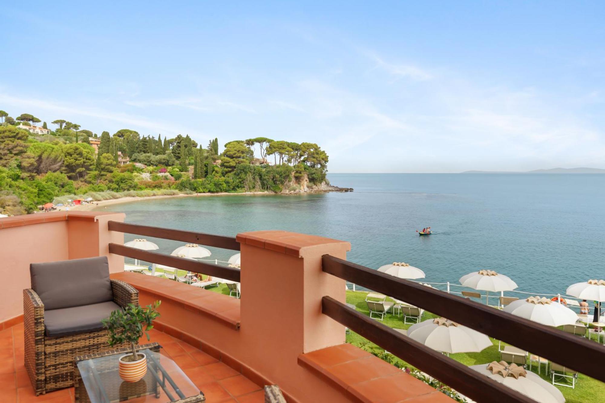 Hotel Villa Domizia Порто-Санто-Стефано Екстер'єр фото
